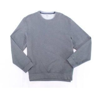 Izod Gray Basic Crew-Neck Sueded Fleece Sweatshirt
